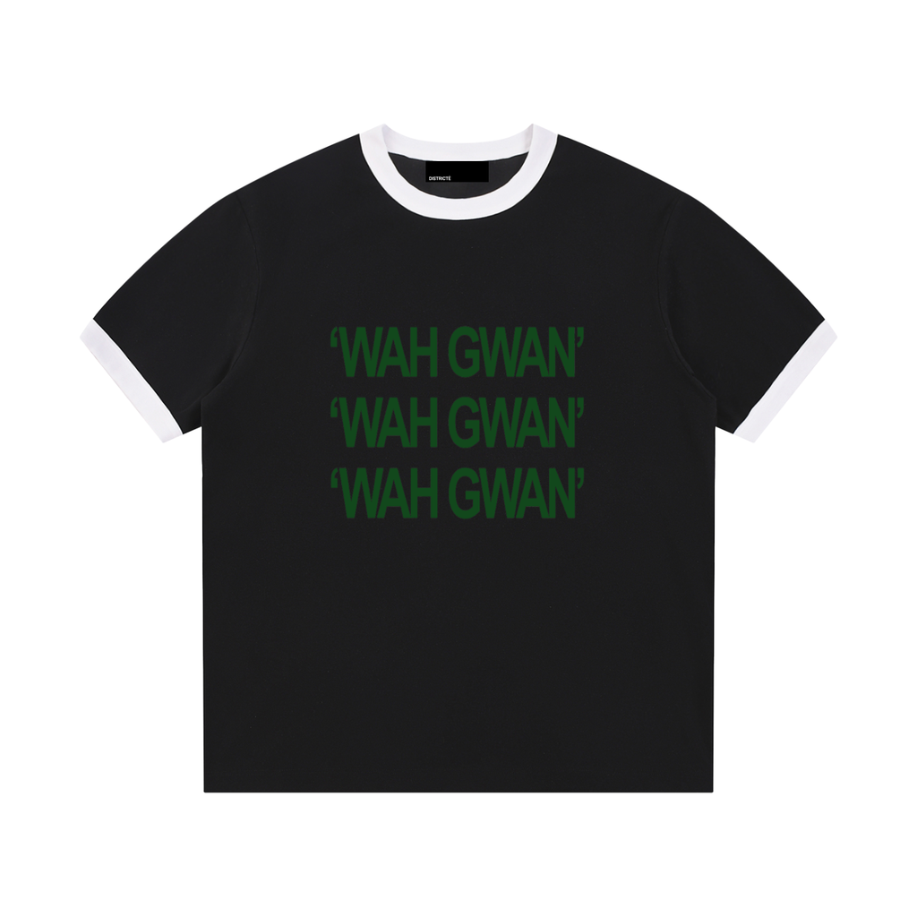 'Wah Gwan' Ringer Tee