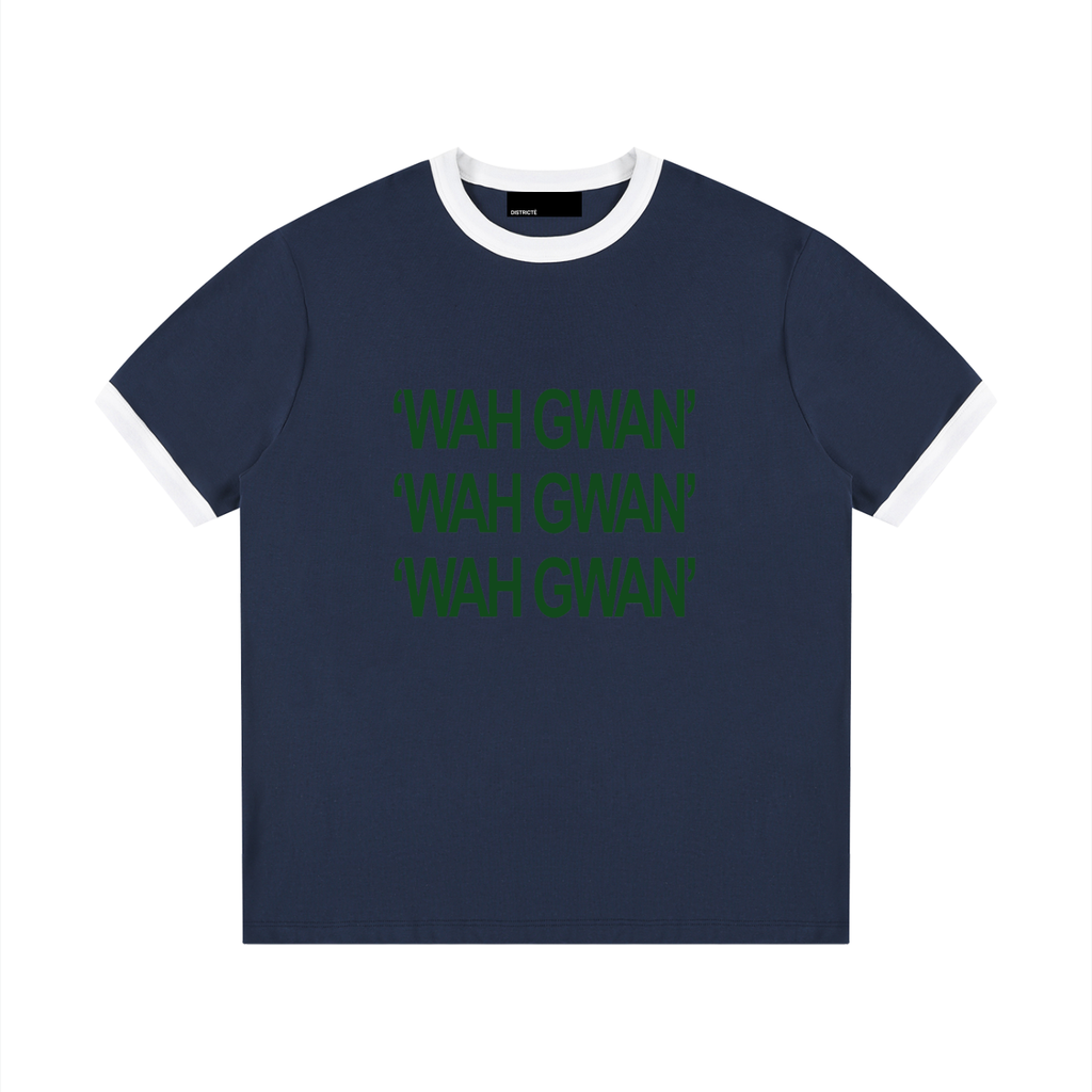 'Wah Gwan' Ringer Tee