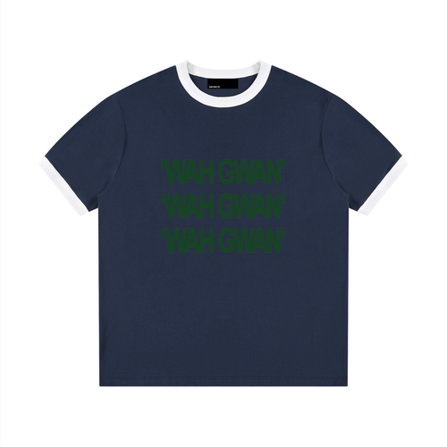 'Wah Gwan' Ringer Tee