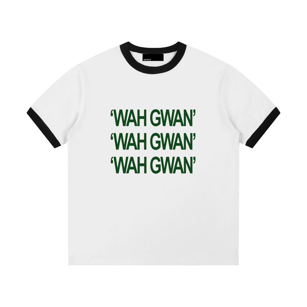 'Wah Gwan' Ringer Tee