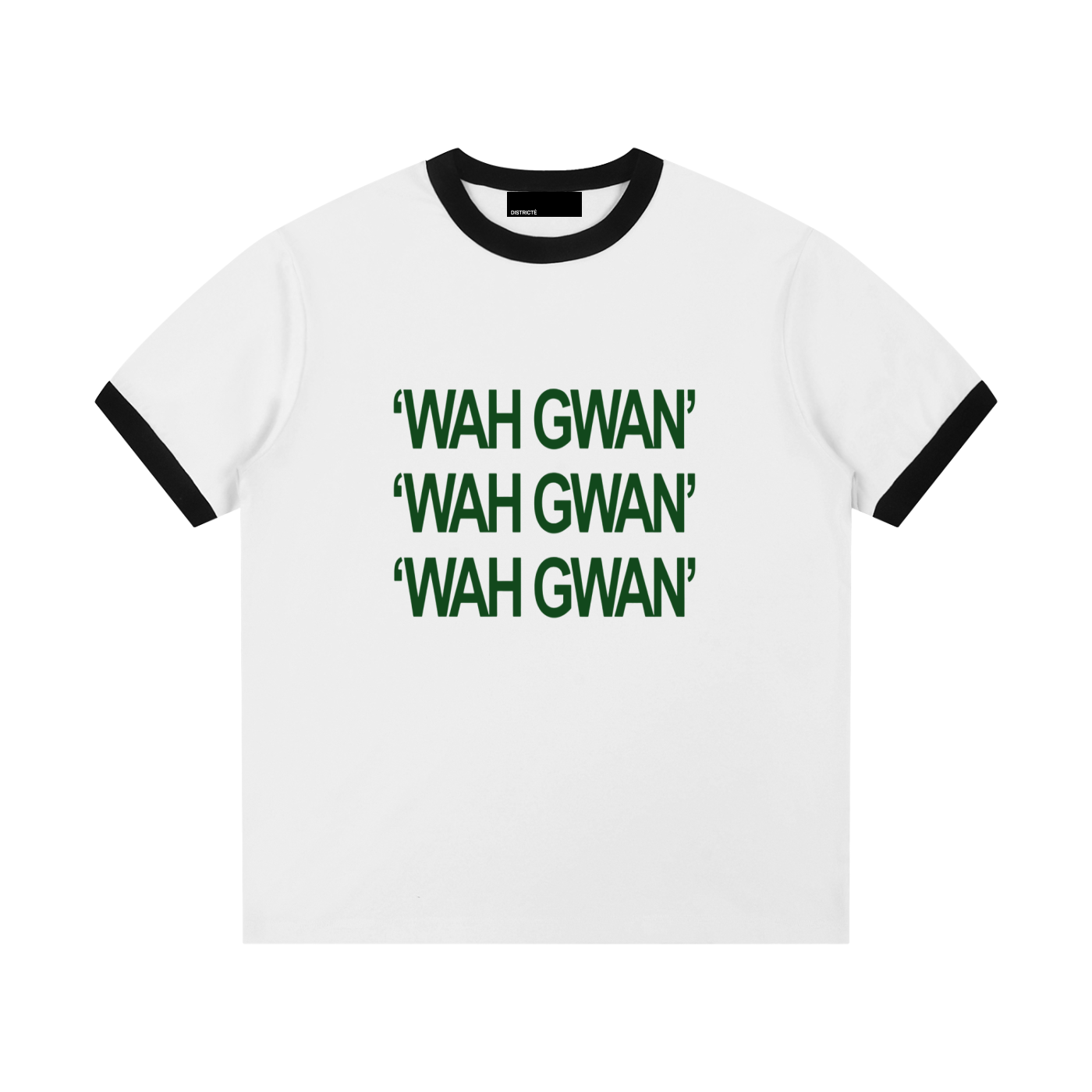 'Wah Gwan' Ringer Tee