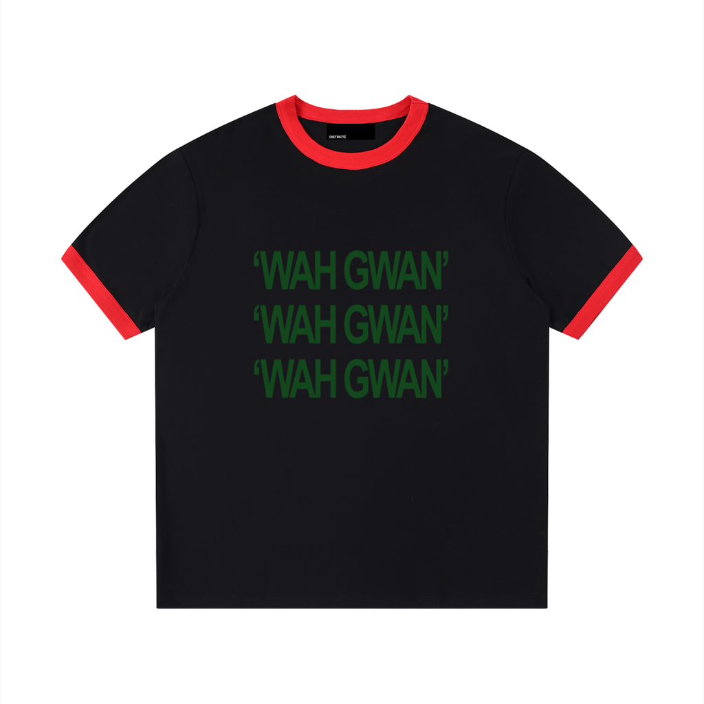 'Wah Gwan' Ringer Tee