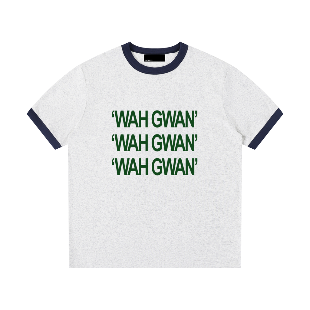 'Wah Gwan' Ringer Tee
