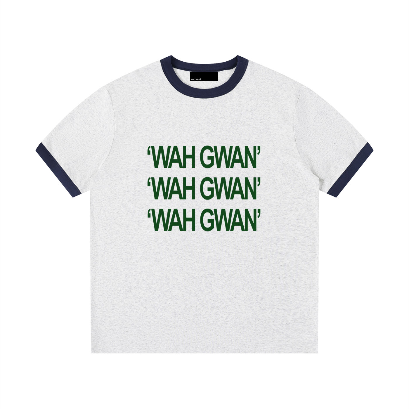 'Wah Gwan' Ringer Tee